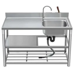 304 Stainless Steel with Bracket Storage Integrated Sink Basin Creative Three-layer Kitchen Sink Modern Home Kitchen Accessories