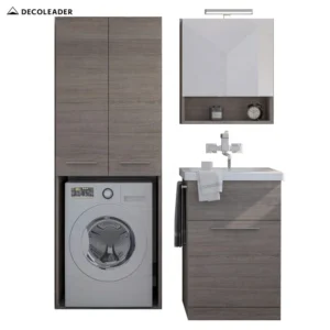 Flexible Laundry Cabinet With Washing Machine Dryer Niche