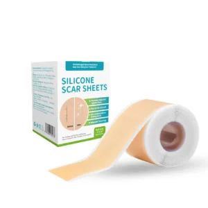 1 Roll = 4cm x 1.5m Silicone Scar Sheets , Self-Adhesive Scar Cover Tape , Reusable Skin Care Strips