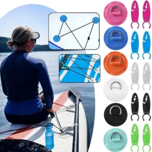 D Ring Clips Paddle Board Kayak Accessories SUP Tie Down Pair Inflatable Boat Surfboard Anchor Outdoor Water Sport Accessories