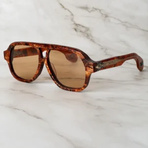 WILDHORSE Sunglasses Polygonal Thick Acetate UV400 Polarized Handcrafted Optical Prescription Luxury Unisex Eyewear