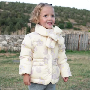 Dave Bella Girls Short Down Jacket Autumn Winter Baby Plush Thick Overcoat Kids White Duck Down Tops Children Clothing DB4242543