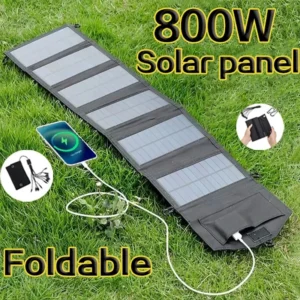 6-fold 800W Foldable solar panel 20w/h portable solar panels charger USB 5V DC Full time power solar panel mobile power supply