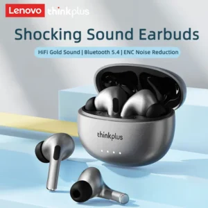 Lenovo LP5 PRO Wireless Bluetooth 5.4 Earphones TWS HiFi Sound Gaming Earbuds Sport headset Long Standby Touch Contol with Mic