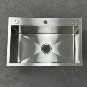 Thickened Stainless Steel Sink, Kitchen Stainless Steel Vegetable Basin, Sink Stainless Steel Large Single Tank