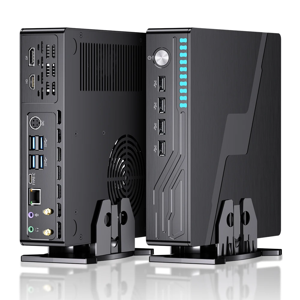 Msecore MV9 Mini PC 9th gen Intel Core i5/i7/i9 GTX1650 GPU Windows 11 Pro 64GB DDR4 RAM M.2 SSD BT5.0 Gaming Desktop Computer