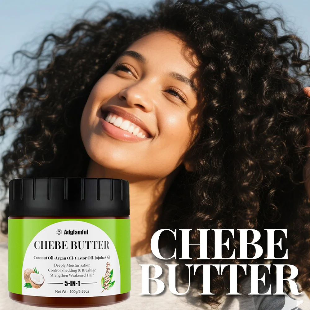 Chebe Butter Hair Care Oil Is Rich in Coconut Oil and Argan Oil Moisturizing Ingredients, Smoothes Frizz, Moisturizes Hair, Provides 24-Hour Long-Lasting Styling, Hair Care Oil