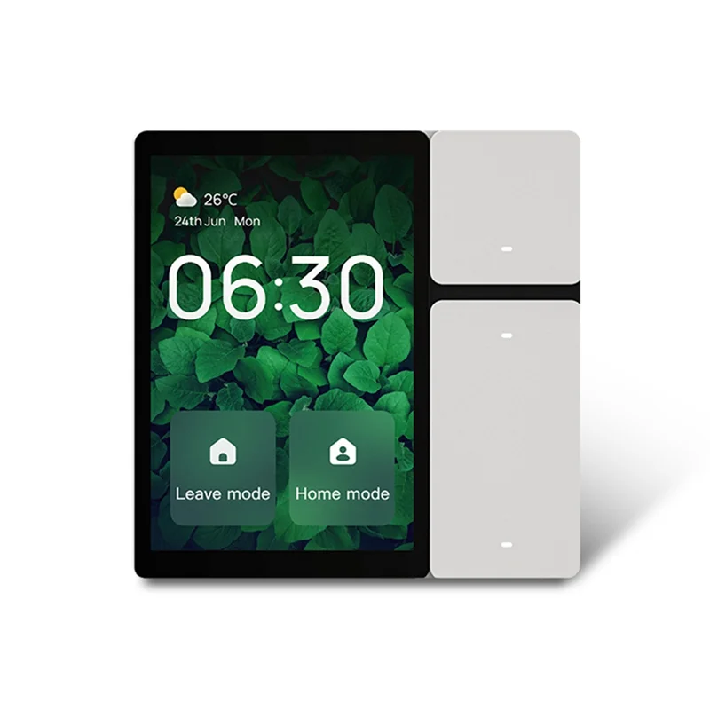 ABFU-Tuya Wifi 3.5 Inch Smart Touch Screen Switch - Central Controller With IR Remote Control For Intelligent Home Automation