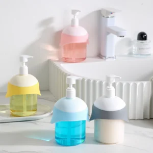 Hand Sanitizer Bottle 480ML Press Type Bathroom Liquid Soap Dispenser Bottles Travel Soap Dispenser Hand Wash Bottle for Kids