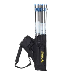 4-Tube Archery Arrow Quiver Waist/Hip Quiver for Compound & Recurve Bows Outdoor Hunting Shooting Accessories