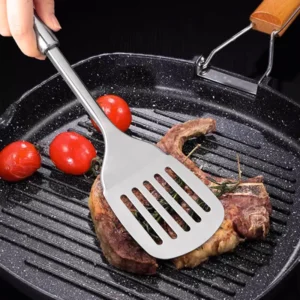 Stainless Steel Kitchen Cooking Shovel Household Leak Shovel Hotel Supplies Kitchen Outdoor Camping Tool Set