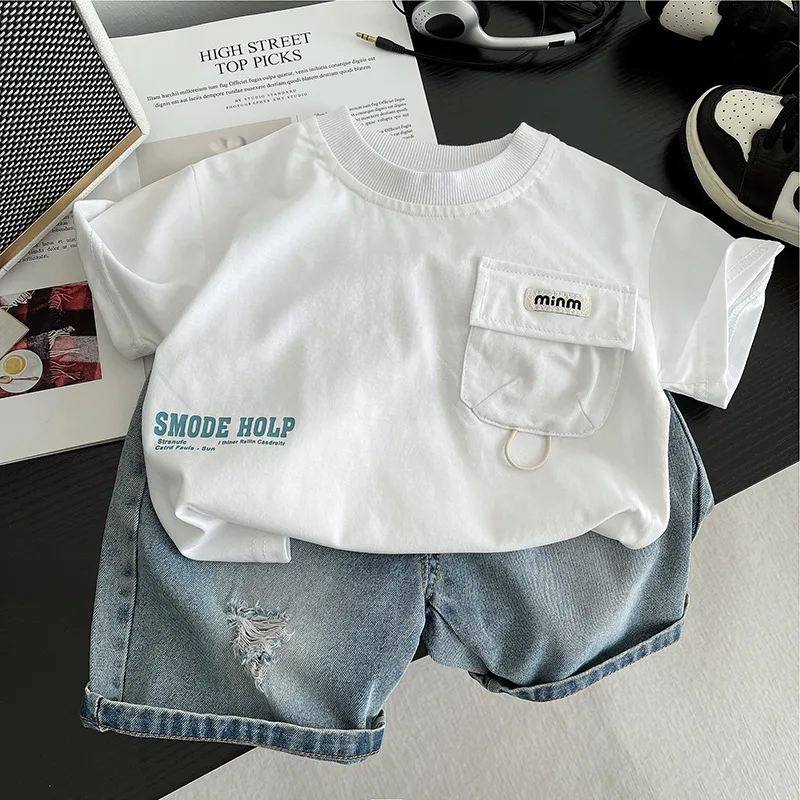 New Summer Infant Boys Clothing For Children Casual T-Shirt Shorts 2Pcs/Set Toddler Baby Girl Clothes Costume Kids Tracksuits