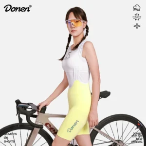 DONEN Women Cycling Shorts Non-slip Cycling Clothes For Men Dye Ink Bib Shorts Shock-absorbing Seat Cushion Women's Shorts