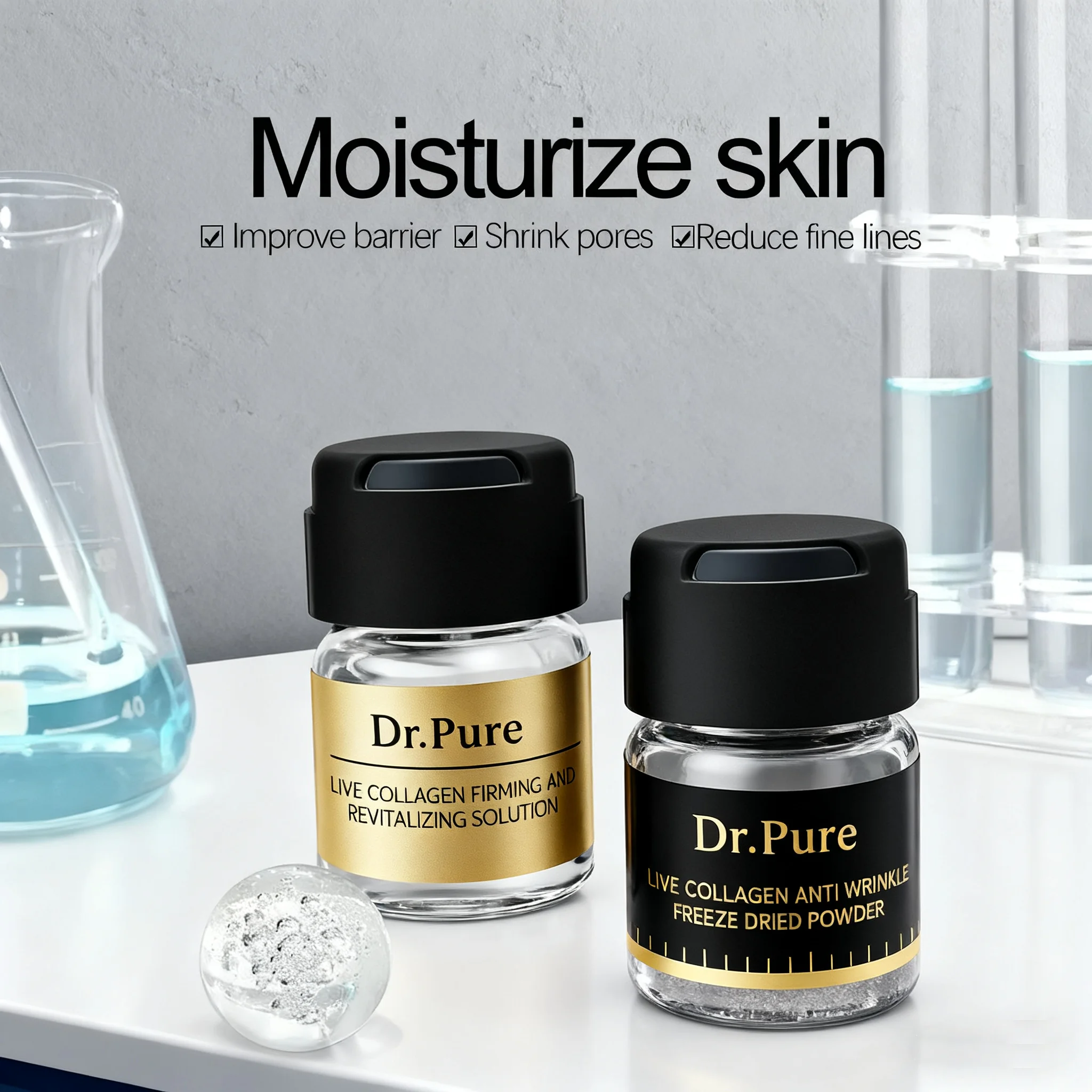 High end anti wrinkle, coarse pores essence, fast absorption, make you 20 years younger