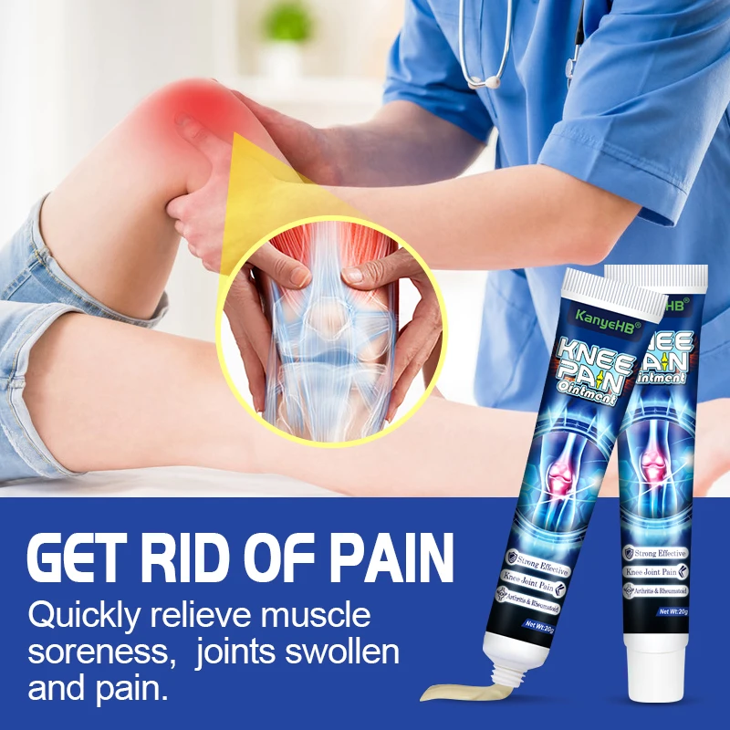 3Pcs Knee Joint Cream Relieve Back Muscle Lumbar Cervical Arthritis Rheumatism Chinese Herbal Medicine Analgesic Ointment A858