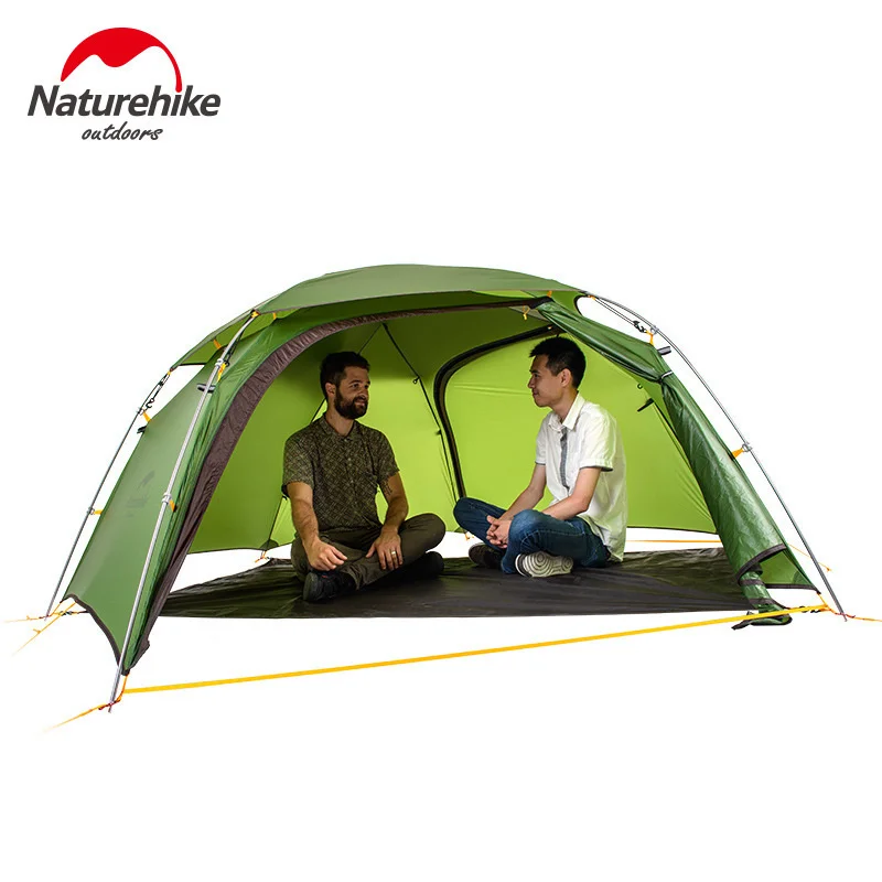 Naturehike Cloud Peak Hexagonal Four Seasons Tent Ultralight Camping Hiking Tent Outdoor T-shaped Zipper Tent