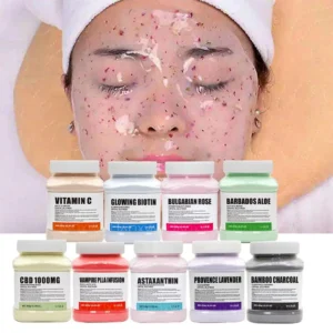 Color Crystal Jelly Mask Powder Hydrating Brightening Moisturizing Facial Treatment for Glowing Skin Care Product