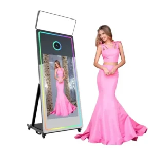 Interactive Party Selfie Photo Mirror Booth Wholesale Price Instant Magic Photobooth Machine with Camera Printer Software