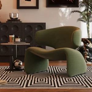 Living room creative single sofa chair light luxury hotel leisure reception sofa