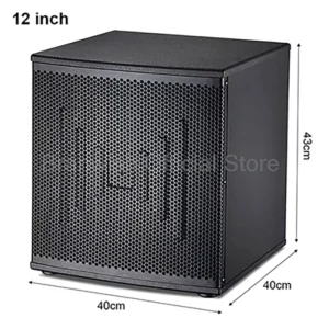 300W Powerful Active Speakers 12/15 Inch Subwoofer Speaker High Power Deep Bass Sound Audio Box for Bar Home Stage KTV Party