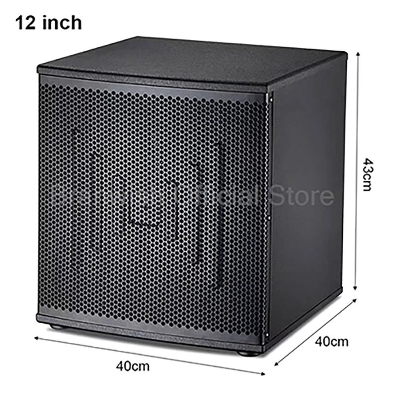 300W Powerful Active Speakers 12/15 Inch Subwoofer Speaker High Power Deep Bass Sound Audio Box for Bar Home Stage KTV Party