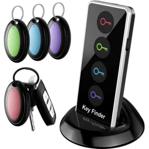 4-in-1 Wireless Finder Anti-loss Remote Control Devices Mobile Phone Finders Multi Function Key Locator Tracker Child Pet LED Fl