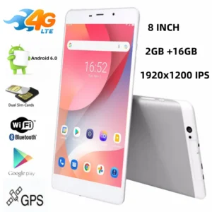 MT8783 Octa-Core 8" Android 6.0 3G / 4G Phone Call Tablet PC 2GB RAM 16GB ROM GSM 1920 x 1200 Pixels Support GPS 2xSIM Card