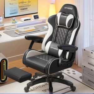 Ergonomic Gaming Chair Office Chair Computer Chair Gamer Recliner Adjustable High Back Lumbar Support Home Bedroom Dorm College