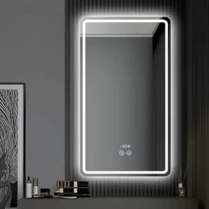 Bathroom Luminous Makeup Wall-mounted Mirror Clear Anti-fog Bathroom Light Mirror Vanity Multifunctional Smart Mirror Led