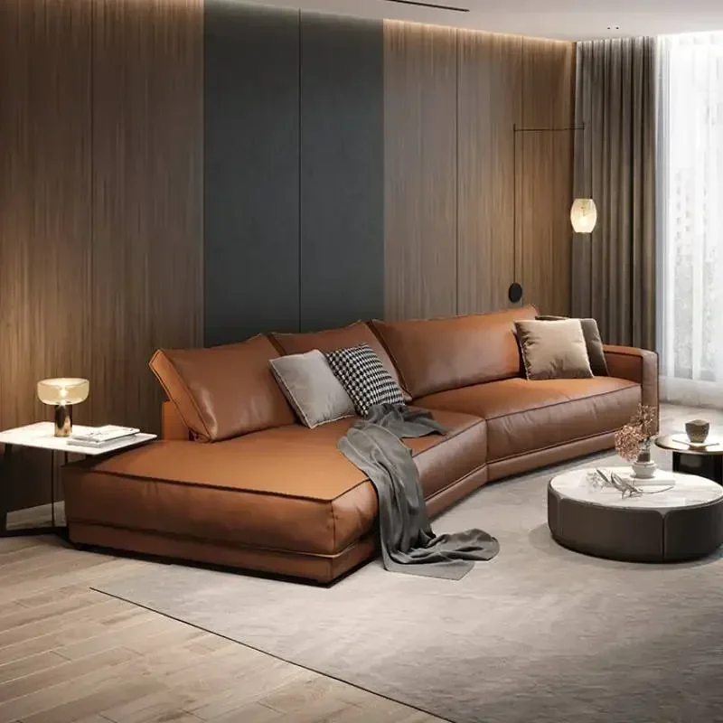 Large Filler Beige Sofas Wood Design Reclining Designer Luxury Couch Lounges Modular Nordic Sofa Perezoso Unique Furniture