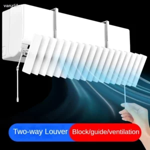 Air Conditioner Windshield Wall-Mounted Universal Confinement Anti-Draft Blowing Cold Air Cover Wind Deflector Air Outlet Louver