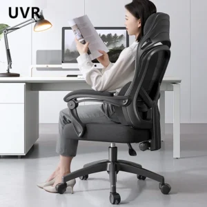 UVR Home Office Chair Adjustable Gaming Chair Ergonomic Design Armrests Backrest Stool with Footrest Gaming Chair Furniture
