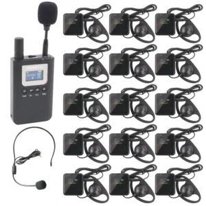 Wireless Whisper Tour Guide System Simultaneous Interpretation System For Tourism Group Service Meeting Gathering Conference