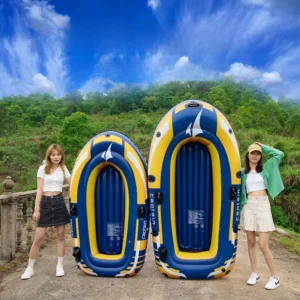 Thiened Rubber Iatable Boat Fiing Boat Kayak for 2/3/4/5 People Double Person Rubberrt Fiing ip Water Sports Gear