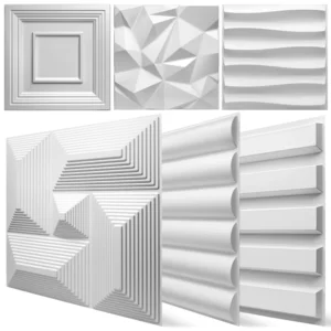 house wall renovation geometric 3D wall panel non-self-adhesive 3D wall sticker art ceramic tile wallpaper room bathroom ceiling