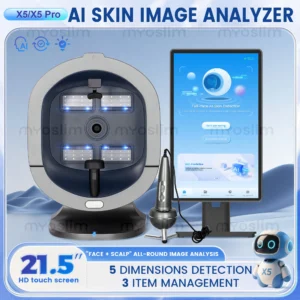 Professional 3D Scanner Face Mirror Device Dermatoscope Skin Face Diagnostics Analysis Machine Facial Skin Analyzer Machine