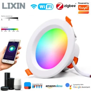 WiFi Smart Downlight Zigbee Dimming LED Spot Light 5/7/9/10/12/15W RGB Color Changing Warm Cool Lamp Alexa Google Vocie control