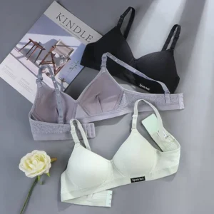 Training Bra for Developing Girls without Underwire Comfortable and Traceless Small Yoga Bra Pure Cotton Thin Sport Underwears