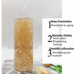 1000ml Gold Roe Essence Moisturizing Brightening Compact Repair Anti Wrinkle Cosmetics Skin Care Luxury Care Essence