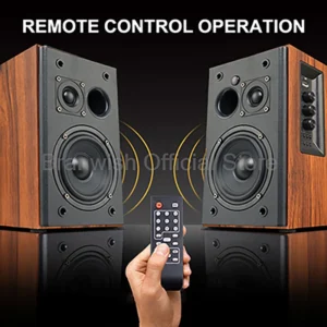 30W*2 4 Inch Bookshelf Speaker 2-Way Active Speaker 5.0 Bluetooth 6ohm HiFi Fever Monitor Audio Tweeter Home theater Sound Box