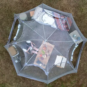 Window Outdoor Sun Room Tents Transparent Camping Tent 4-8 Person Star Dome Tent Portable Spherical Tents 360 Degree Panoramic