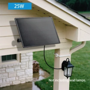 Mini 25W Solar Panel with 6x18650 Battery MPPT Waterproof Output 12V 5V 6V 9V Solar Cells For Lamp Light LED 4G Wifi CPE Rouer