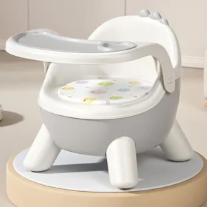 Baby Feeding Chair Dinosaur Shape Toddler Food Chair With Sound Double Tray Design Multi-functional Baby Feeding Supplies