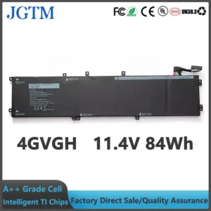 JGTM 4GVGH 11.4V 84Wh Laptop battery lithium ion batteries 6cell for DELL Precision 5510 15 9550 15-9550-D1828T XPS15 9550
