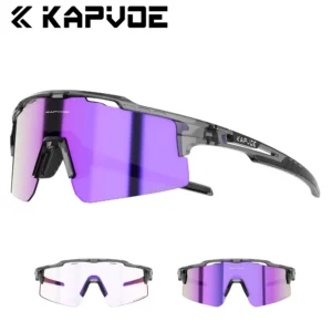 KAPVOE Photochromic Cycling Sunglasses Men's Sunglasses Men Bike Sports Outdoor UV400 Bike Goggles Women Night Cycling Glasses
