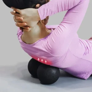 1PC Fascia Ball Double Ball Muscle Foot Relaxation Yoga Fitness Ball Massage Neck Rehabilitation