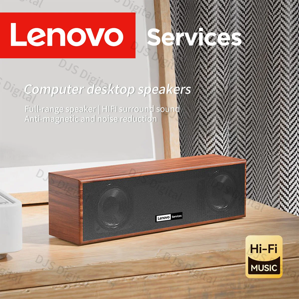 Lenovo C01 Deep Bass Surround Music Player Computer Speakers Desktop Audio 360 ° Stereo Sound Box Music Movies Gaming Loudspeaker