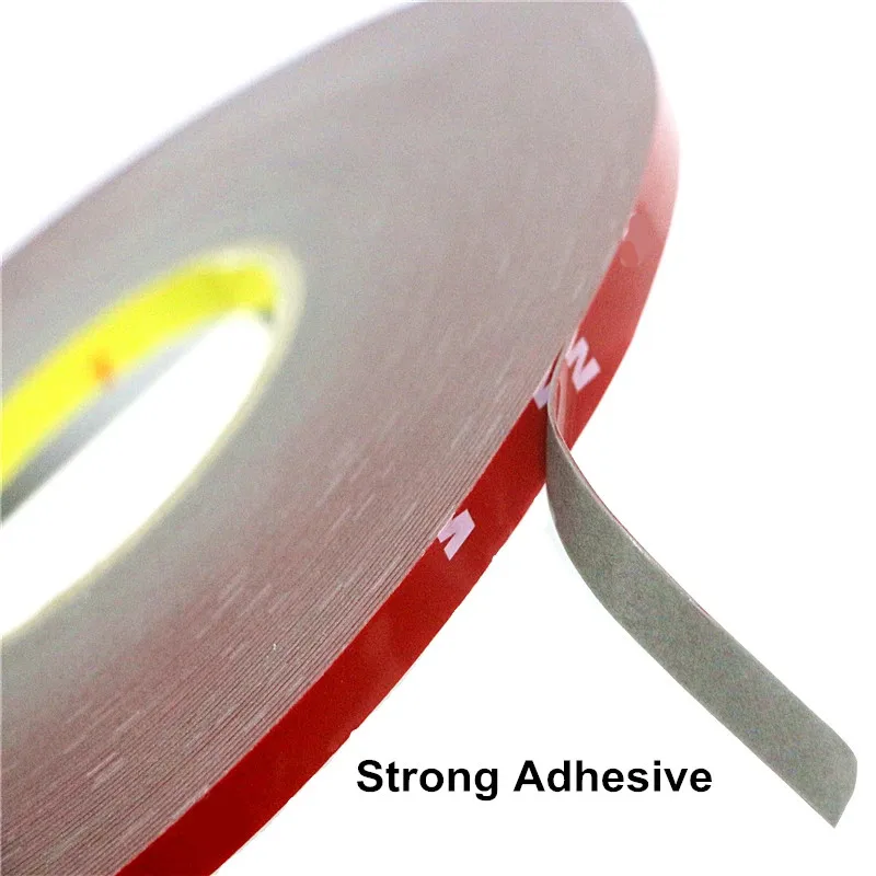 Strong Glue Double Sided Tape Adhesive Film LED Tape Versatile Auto Useful, Length 35m / Width 8mm 10mm 12mm for LED Strip Light