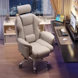 Comfortable Sitting Computer Chair, Reclining and Adjustable Office Chair, Ergonomic Leisure Gaming Chair Office Furniture