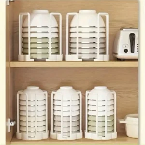 Retractable plastic bowl rack, kitchen chopstick and bowl storage rack, draining rack